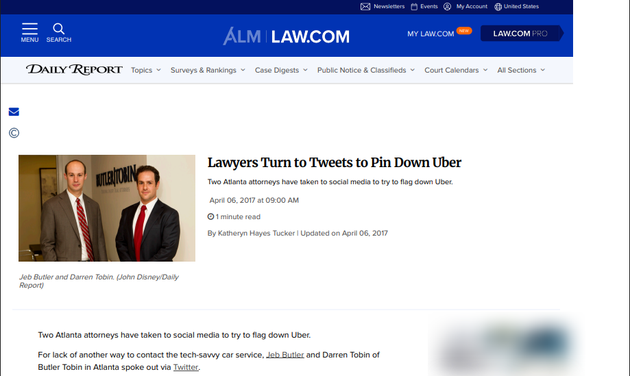 Lawyers Turn to Tweets to Pin Down Uber