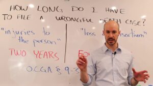 Lawyer Explains Statute of Limitations (or Deadline) in Georgia Wrongful Death Cases