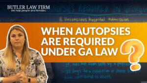 When Autopsies are Required Under GA Law