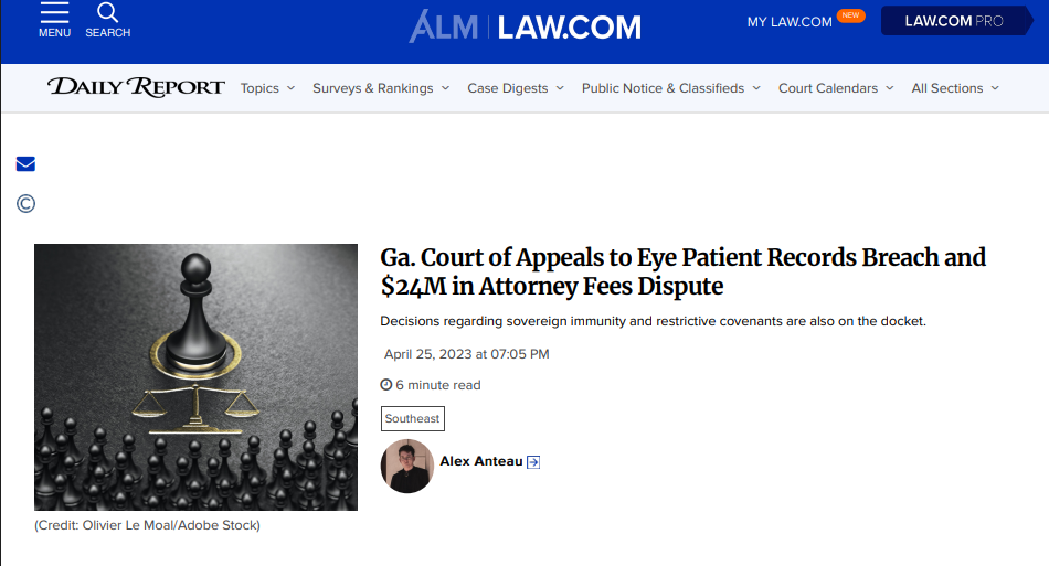 Court of Appeals to Eye Patient Records Breach