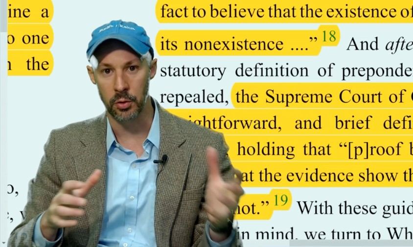 Georgia Court of Appeals Disapproves Pattern Charge on Preponderance of Evidence