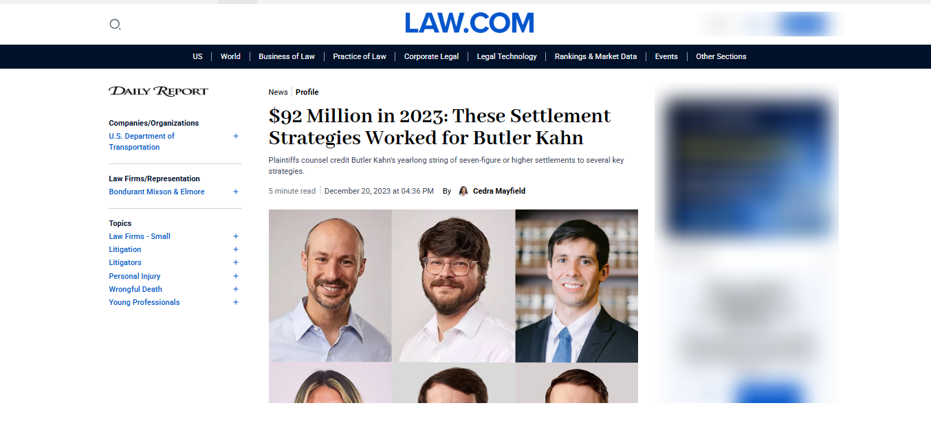 $92 Million in 2023: These Settlement Strategies Worked for Butler Kahn
