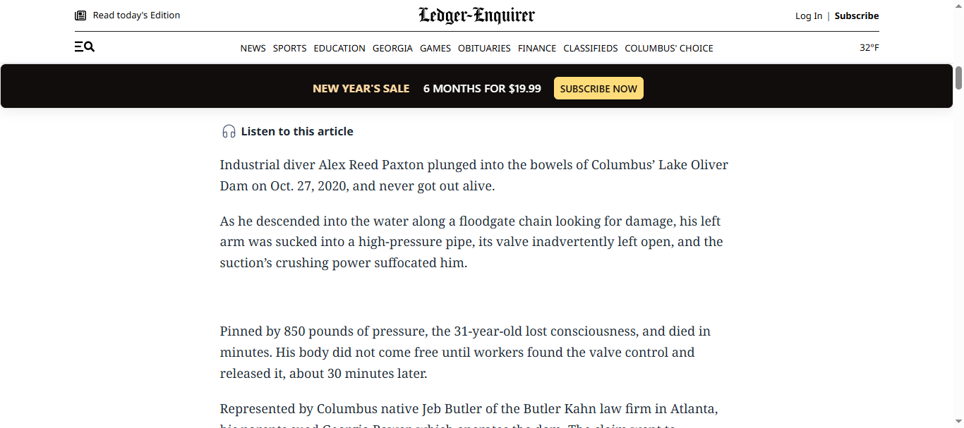 How a commercial diver got trapped and died in Columbus