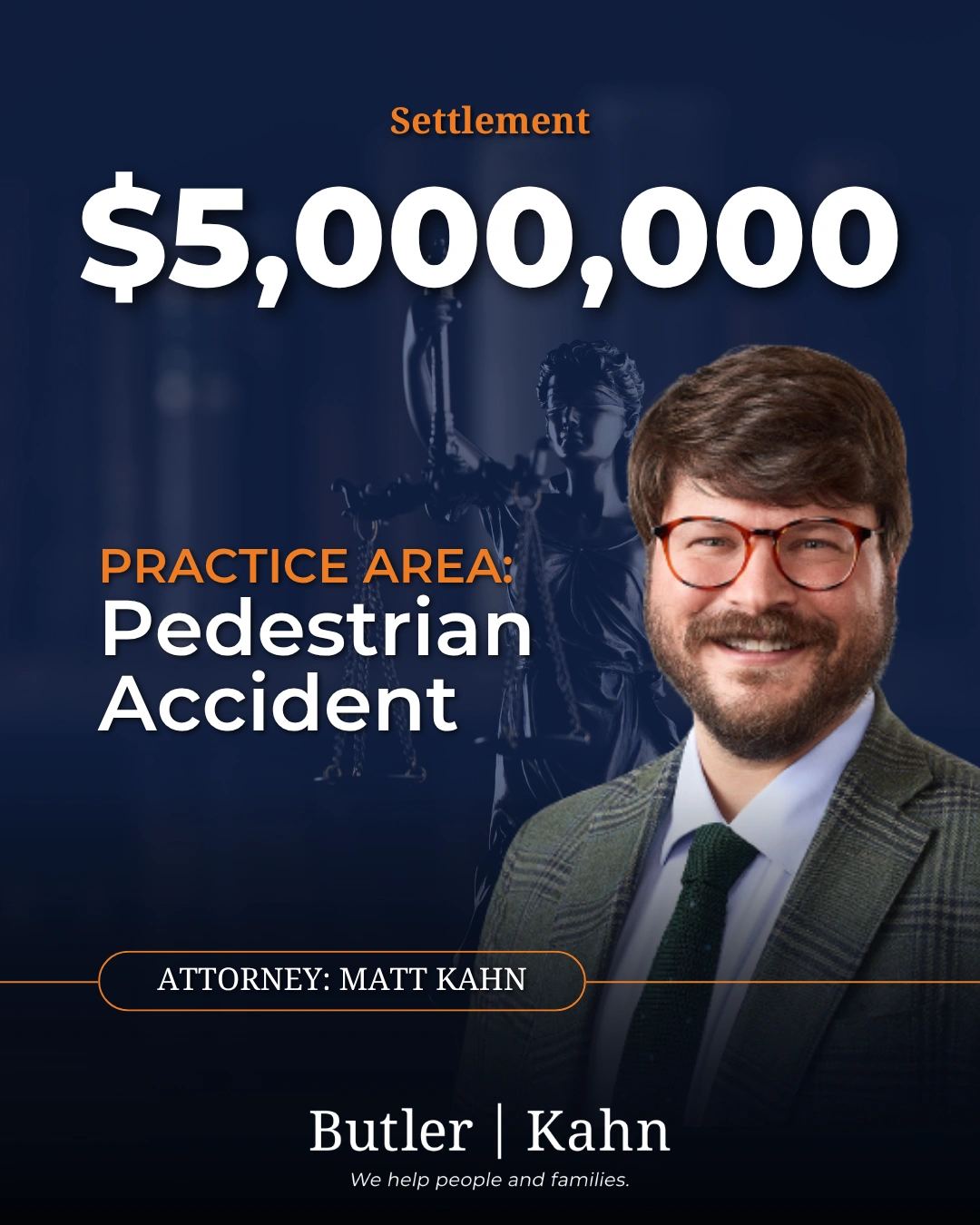 $5,000,000 Pedestrian Accident Settlement