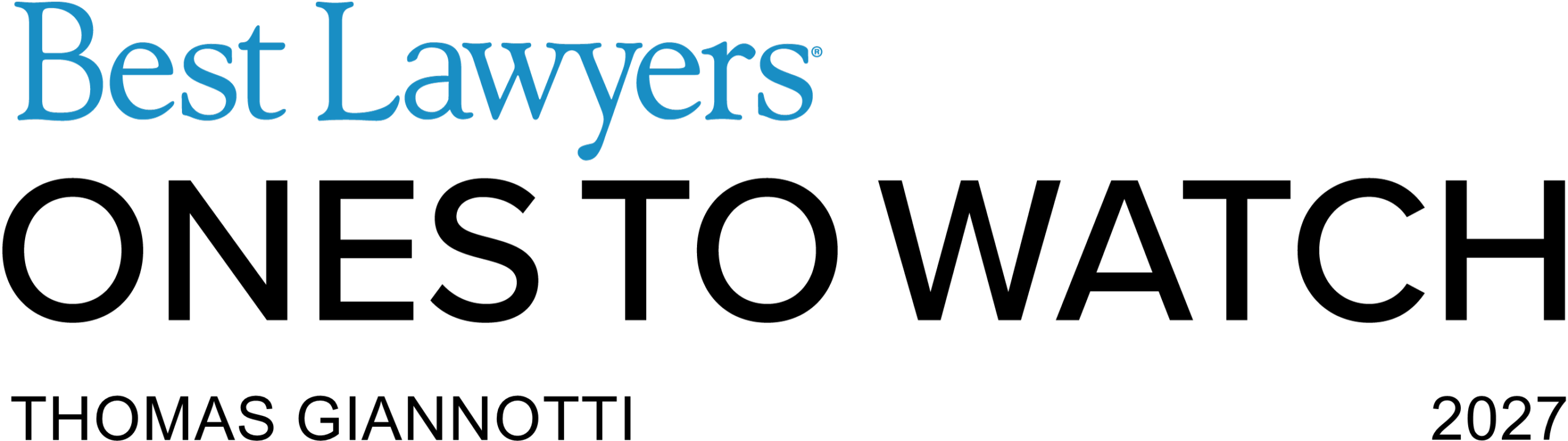 Best Lawyers Ones To Watch - Thomas Giannotti - 2027
